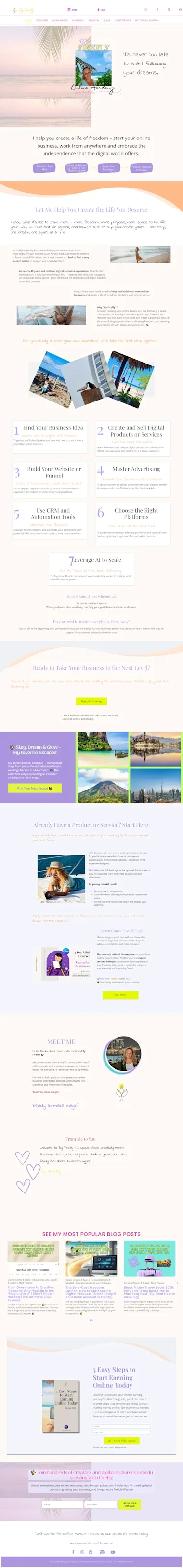 Firefly, A Coaching Funnel That Sells Freedom Without the Hype